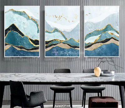 File tranh gốc Tranh treo pha lê gương FT78457 chủ đề hiện đại