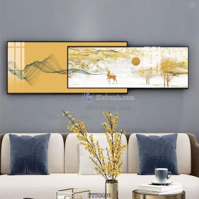 Ảnh mô tả file gốc in mica Tranh treo pha lê gương FT78480