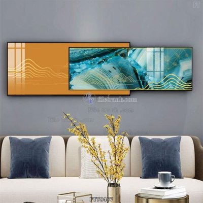 Tải file gốc Tranh treo pha lê gương FT78487 (bản PSD) còn layer