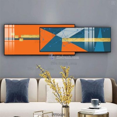 Tải xuống file tranh gốc Tranh treo pha lê gương FT78492 (PSD/TIFF)