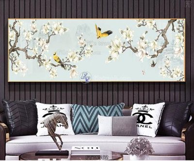 File tranh in trần Tranh treo pha lê gương FT78562 (ảnh gốc siêu nét)