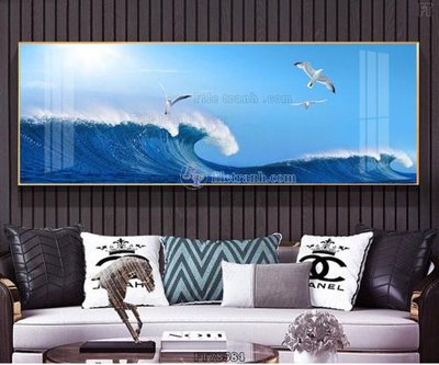 Hình ảnh file gốc Tranh treo pha lê gương FT78584 cho in UV