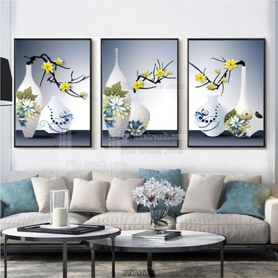 File gốc Tranh treo pha lê gương FT78608 (in tráng gương) nghệ thuật