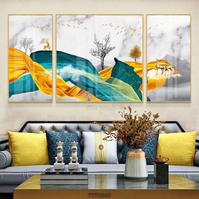 Tải file Tranh treo pha lê gương FT78648 (ảnh gốc) in gạch 3D
