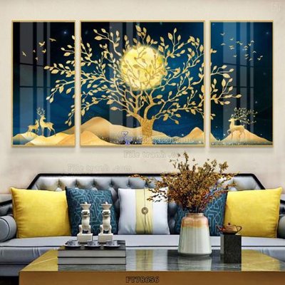 Tải file gốc Tranh treo pha lê gương FT78656 (bản PSD) gốc