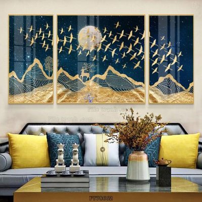 Tải về file gốc Tranh treo pha lê gương FT78662 (chuẩn in ấn)