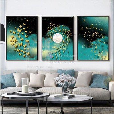 Download file Tranh treo pha lê gương FT78684 (gốc) in mica bàn thờ