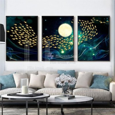 File gốc Tranh treo pha lê gương FT78729 (in ấn) màu sắc trung thực