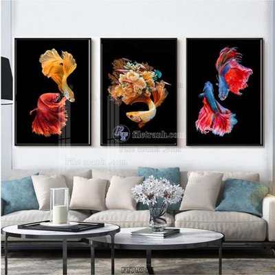 File gốc Tranh treo pha lê gương FT78746 (chủ đề hiện đại) trang trí