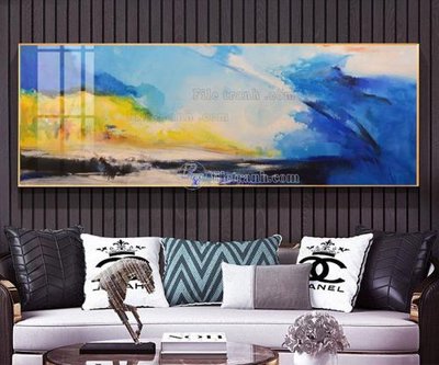 File gốc in tráng gương File tranh hiện đại pha lê gương FT790 chi tiết