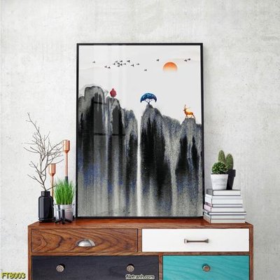 Tải file gốc Tranh trang trí lối vào 1 tấm FT8003 (in bạt) quảng cáo