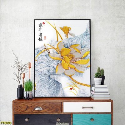 File gốc Tranh trang trí lối vào 1 tấm FT8008 (phong cách) tối giản