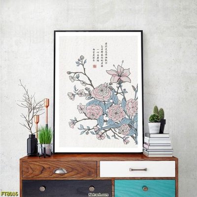 Mua file gốc Tranh trang trí lối vào 1 tấm FT8016 (in ấn) tại Filetranh.com