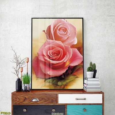 Tải file gốc in lụa Tranh trang trí lối vào 1 tấm FT8019 siêu nét