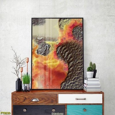 File in trần Tranh trang trí lối vào 1 tấm FT8030 (file gốc) xuyên sáng