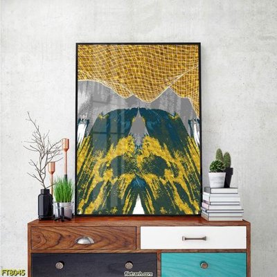 File tranh in tráng gương Tranh trang trí lối vào 1 tấm FT8045 (siêu nét)