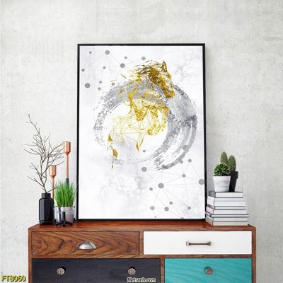 File gốc Tranh trang trí lối vào 1 tấm FT8060 (chủ đề hiện đại) trang trí