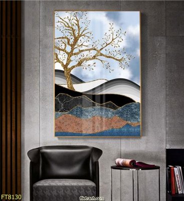 File in trần Tranh trang trí lối vào 1 tấm FT8130 (bản gốc) mây trời