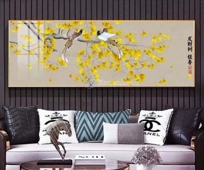 File gốc File tranh hiện đại pha lê gương FT822 (in tráng gương) ốp tường