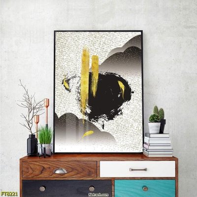 File in mica Tranh trang trí lối vào 1 tấm FT8221 (bản gốc) làm vách ngăn