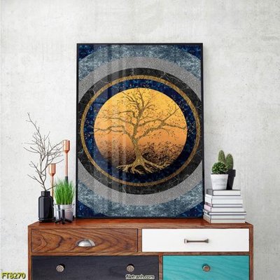 Tải file Tranh trang trí lối vào 1 tấm FT8270 (PSD) cho in tranh 3D