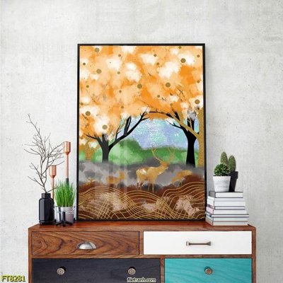 File tranh Tranh trang trí lối vào 1 tấm FT8281 (gốc) chủ đề trẻ em