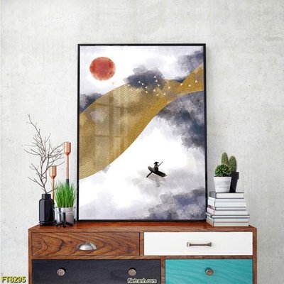 File PSD Tranh trang trí lối vào 1 tấm FT8295 (gốc) cho in quảng cáo