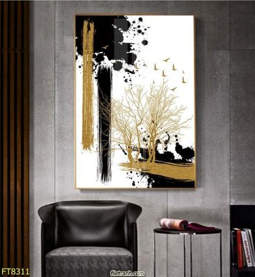 File gốc Tranh trang trí lối vào 1 tấm FT8311 cho in ấn và thiết kế