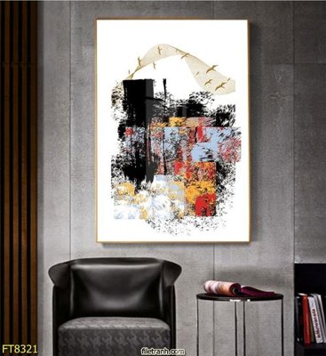 Chi tiết file ảnh Tranh trang trí lối vào 1 tấm FT8321 sắc nét