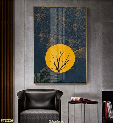 File gốc Tranh trang trí lối vào 1 tấm FT8336 (thiết kế) độc quyền