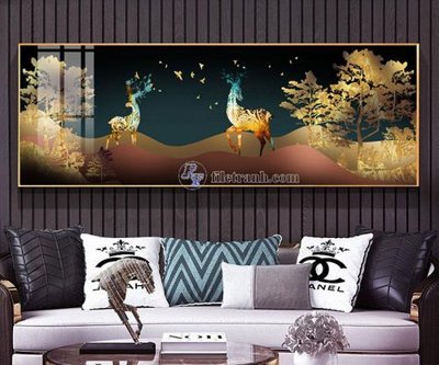 Download file gốc File tranh hiện đại pha lê gương FT837 (in mica) trang trí