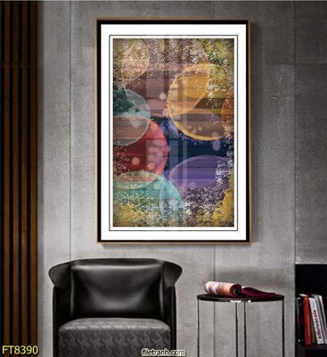 File in trần Tranh trang trí lối vào 1 tấm FT8390 (bản gốc) đại dương