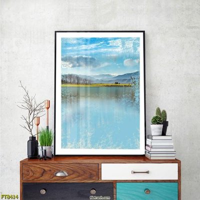 Chi tiết file gốc Tranh trang trí lối vào 1 tấm FT8414 (cho in tráng gương)