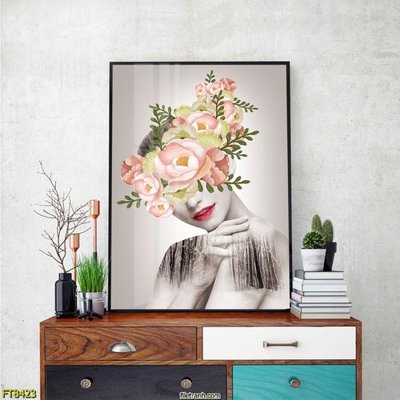 File gốc Tranh trang trí lối vào 1 tấm FT8423 (phong cách) tối giản