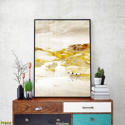 File tranh Tranh trang trí lối vào 1 tấm FT8432 (bản gốc) treo phòng ăn