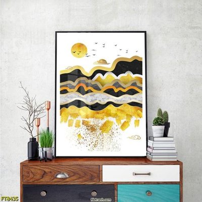 File gốc Tranh trang trí lối vào 1 tấm FT8435 (cho in 3D) độc đáo