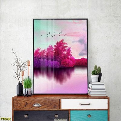 Tải file gốc Tranh trang trí lối vào 1 tấm FT8436 (in khổ lớn) không mờ