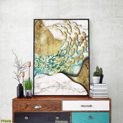 File tranh Tranh trang trí lối vào 1 tấm FT8449 (gốc) in film