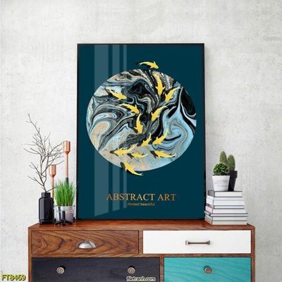 File gốc Tranh trang trí lối vào 1 tấm FT8469 (in lụa) hoa văn cổ điển