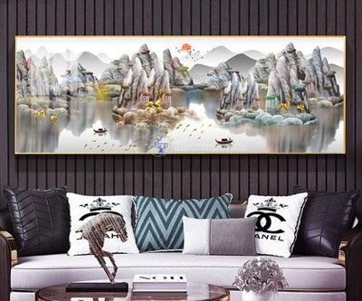 File ảnh File tranh hiện đại pha lê gương FT850 (gốc) in biển hiệu