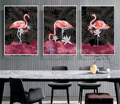 File in trần File tranh hiện đại pha lê gương FT85000 (bản gốc 3D) sống động