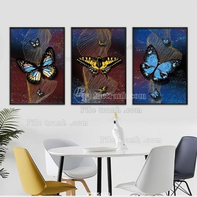 Download file gốc File tranh hiện đại pha lê gương FT85019 (in mica) trang trí