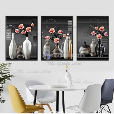 File ảnh File tranh hiện đại pha lê gương FT85032 (gốc) in backdrop sự kiện