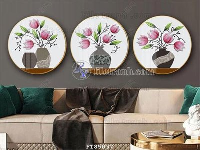 File gốc File tranh hiện đại pha lê gương FT85037 (cho in ấn) từ kho Filetranh