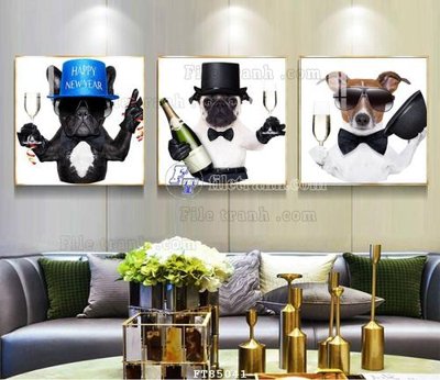 Tải file gốc in lụa File tranh hiện đại pha lê gương FT85041 siêu nét