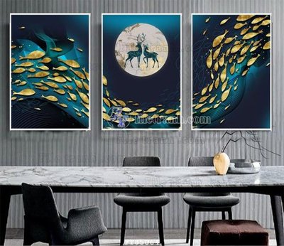 File gốc File tranh hiện đại pha lê gương FT85064 (chủ đề hiện đại) trang trí