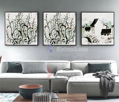 File PSD File tranh hiện đại pha lê gương FT85095 (bản gốc) chất lượng nhất