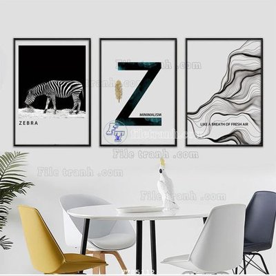 File gốc File tranh hiện đại pha lê gương FT85112 (phong cách) tối giản