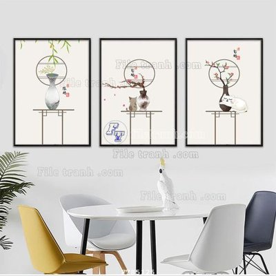 File ảnh gốc File tranh hiện đại pha lê gương FT85125 (chuyên in mica)