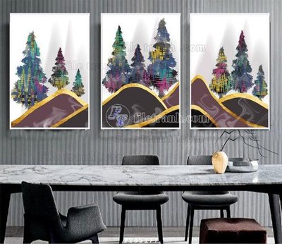 Tệp tin gốc File tranh hiện đại pha lê gương FT85177 (dùng cho in) File tranh hiện đại pha lê gương FT85177